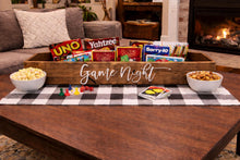 Load image into Gallery viewer, 3D Game Night Box - Game Storage Box - Gift Box - Family Night - Games - Camping food box - Outdoor Food Tray - Gift for kids
