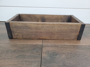 Bathroom Storage -Wooden Box -back of toilet storage - Farmhouse Decor