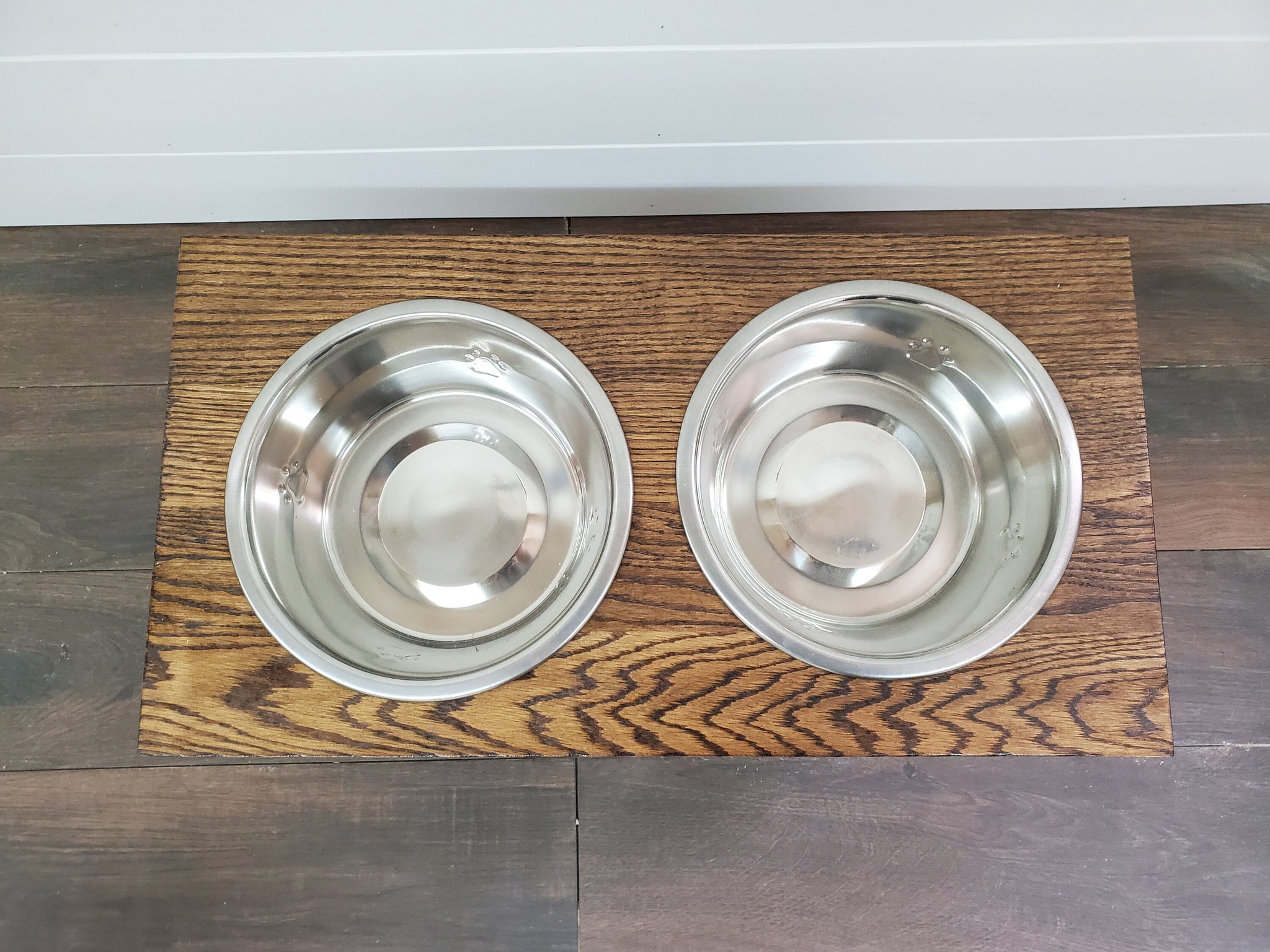 2 Bowl Dog Feeder Custom Elevated Dog Bowls Raised Dog 