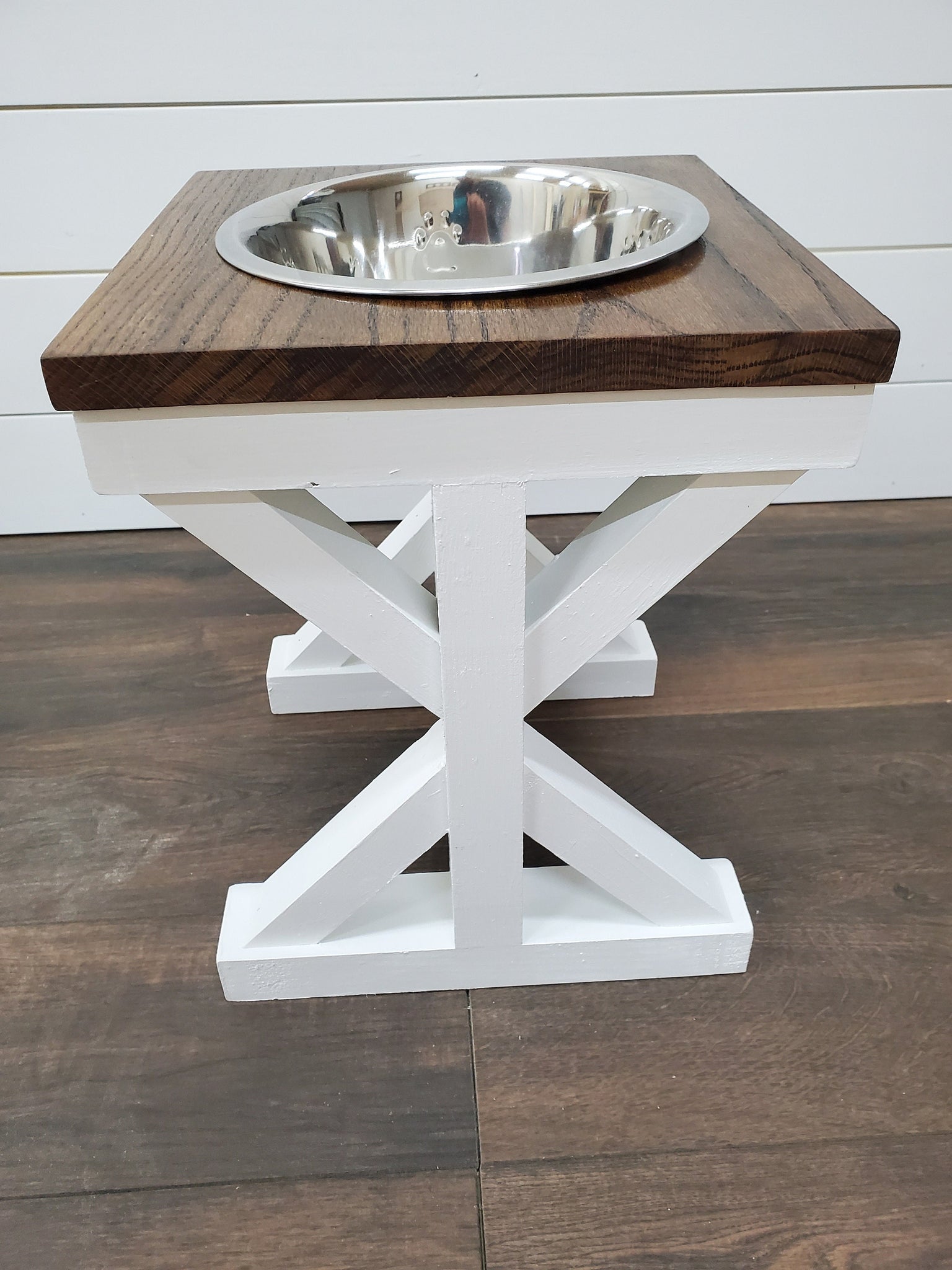 Extra Large Stand dog Bowl Stand Farmhouse Style Rustic 