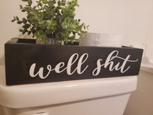 Load image into Gallery viewer, 3D Well Shit toilet box - Box for Toilet - Toilet Paper Holder - Rustic Bathroom Decor - Funny Bathroom Decor - Toilet Tray
