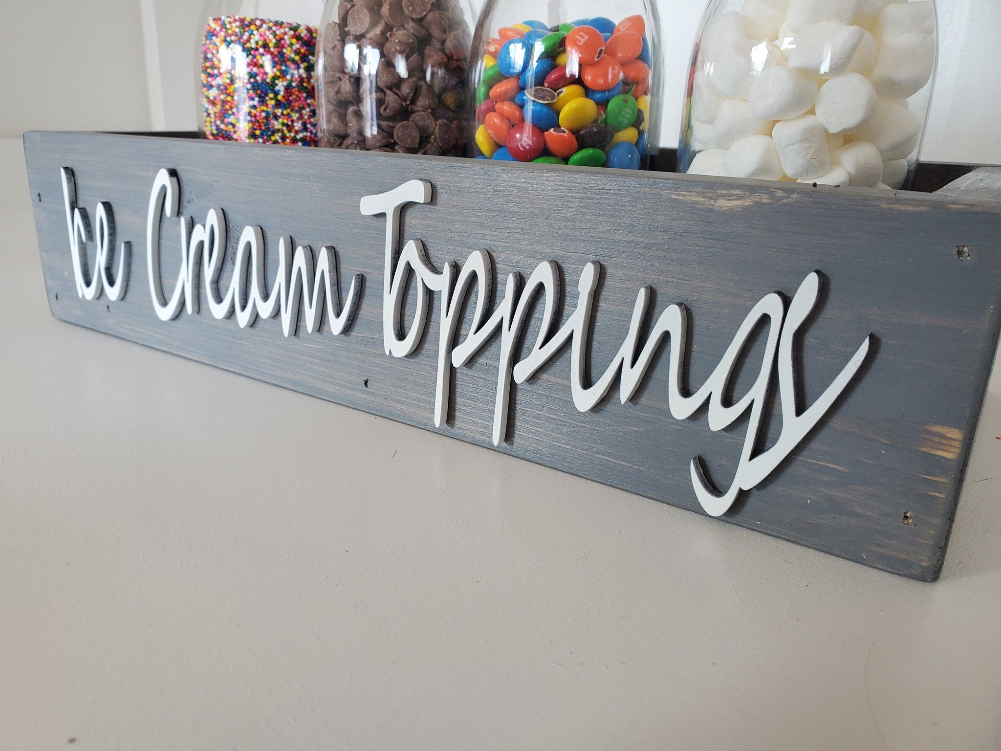 3D Ice cream topping box - Ice cream box - Camping station - Ice cream –  TJS CUSTOM DESIGN AND DECOR