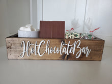 Load image into Gallery viewer, Hot Chocolate Station Decorative Farmhouse Storage Box
