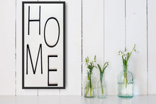 Load image into Gallery viewer, 3D Home Sign - Welcome Sign - Modern Farmhouse Decor - Farmhouse Wall Decor -Rustic Home Decor - Mantel Decor - Entryway sign
