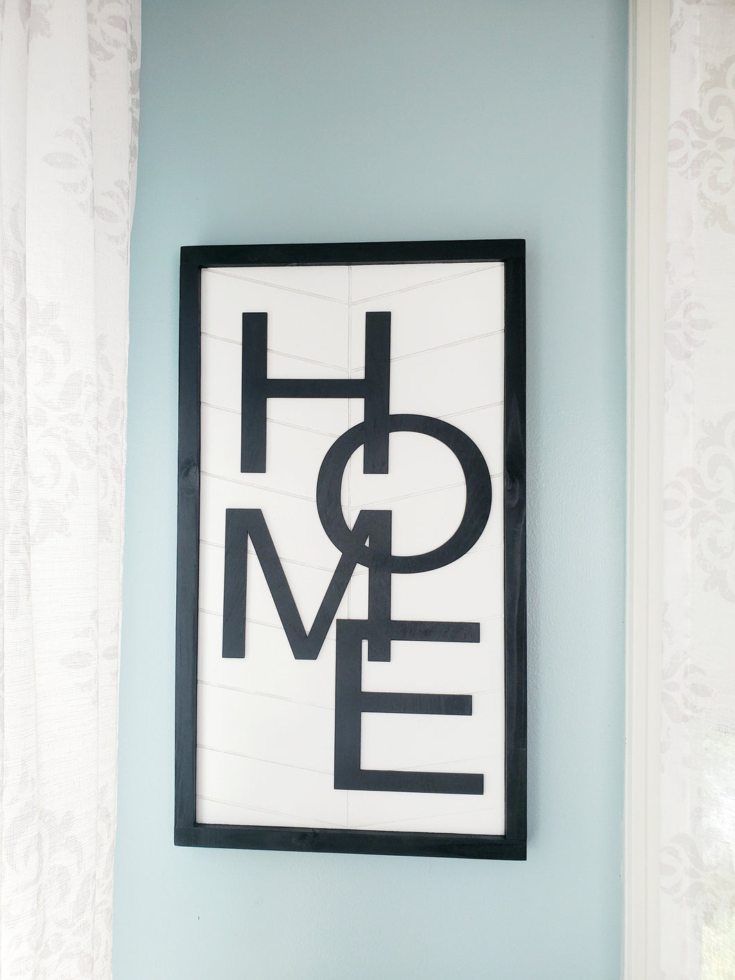 3D Custom Herringbone Home Sign, Home Sweet Home Farmhouse Sign, Rustic Farmhouse Wall Decor