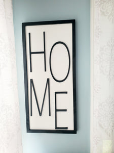 3D Home Sign - Welcome Sign - Modern Farmhouse Decor - Farmhouse Wall Decor -Rustic Home Decor - Mantel Decor - Entryway sign