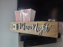 Load image into Gallery viewer, 3D Movie Night box - Movie box - Candy station - Candy Bar - Movies - Camping food box - Outdoor Food Tray
