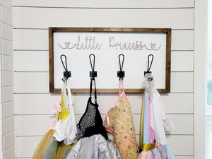 3D Little Princess Hook sign | Girls Room Decor | Dress Up Decor | Princess Decor | Princess Dress Holder | Dress Up Clothes sign