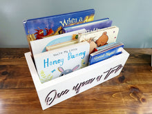 Load image into Gallery viewer, Once upon a time box- Book Box - Book Storage - Kids books - Book caddy - Kids room storage
