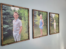 Load image into Gallery viewer, Wood Photo, Custom Wall Art, Picture on wood, Wood photo print, Custom Wood sign, Image on wood, Family picture,  Custom Wood Picture
