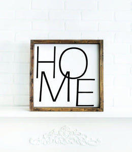 Custom Home Sign, Home Sweet Home Farmhouse Sign, Rustic Farmhouse Wall Decor, Custom Home Decor