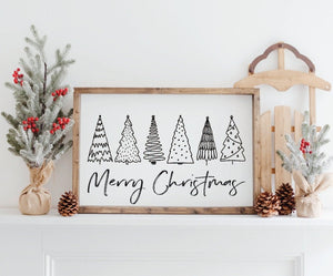 Merry Christmas sign- Boho Christmas Decor - All I want For Sign - Christmas Mantle Decor- Farmhouse Christmas Decor