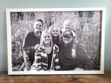 Load image into Gallery viewer, Wooden Framed Family Photos
