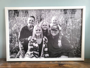 Wooden Framed Family Photos